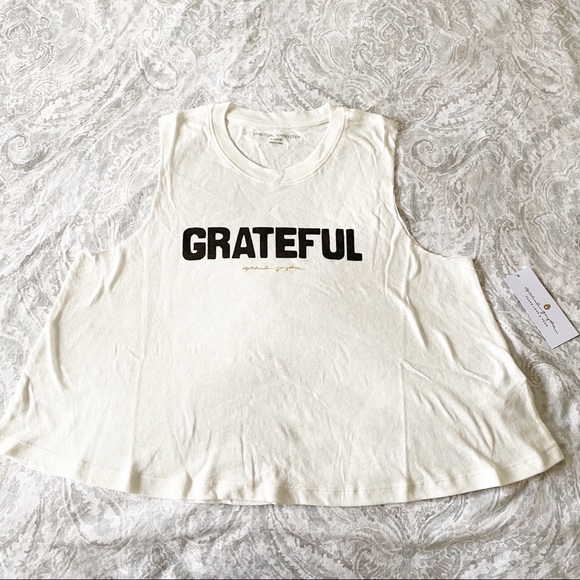 SPIRITUAL GANGSTER Grateful Crop Tank Top XL NWT - Picture 2 of 9